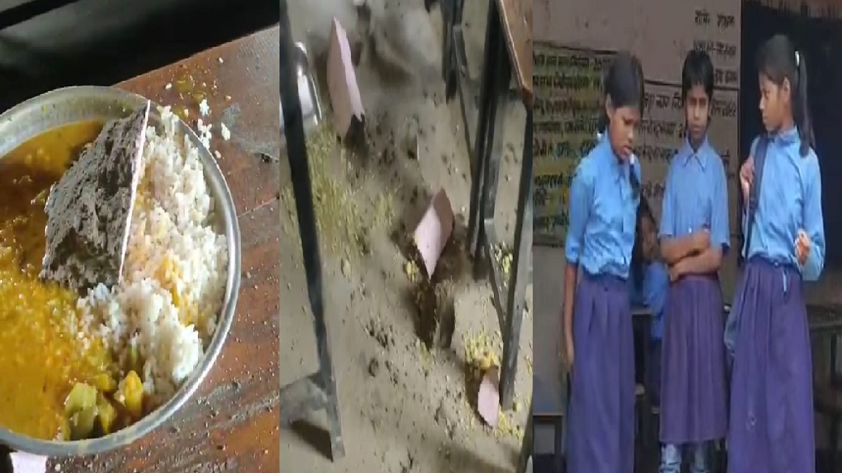 मुजफ्फरपुर: मिड-डे मील खा रहे बच्चों पर टूटा छत का प्लास्टर, 2 बच्चे घायल