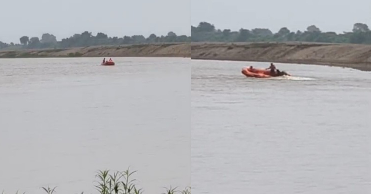 नर्मदा नदी में नहाते समय डूबे दो युवक; एक को सुरक्षित बचाया गया, दूसरे की तलाश जारी