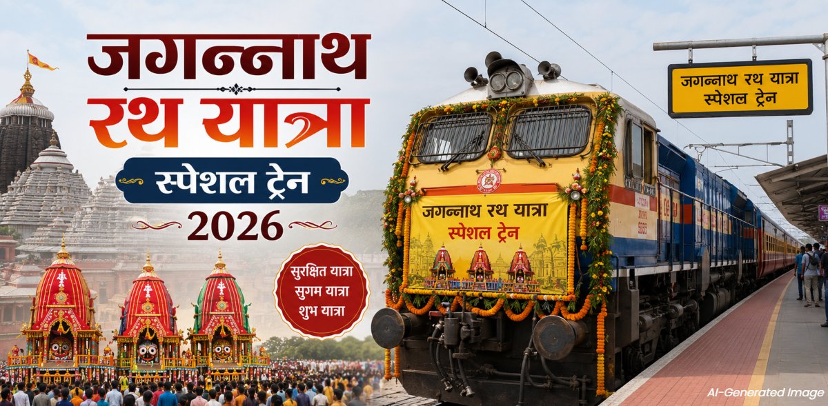 Jagannath Rath Yatra: पुरी जाने वाले भक्तों को रेलवे ने दी राहत, चलेंगी 300 से अधिक स्पेशल ट्रेनें