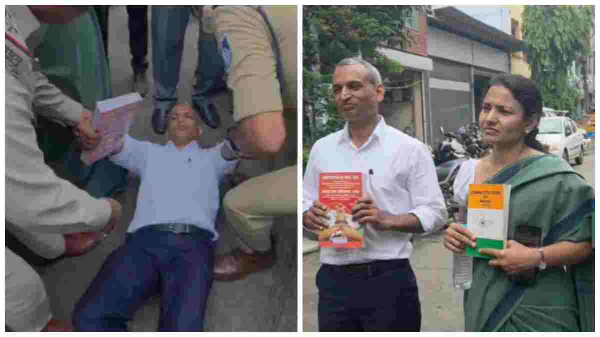 मंत्री कैलाश विजयवर्गीय के घर के बाहर प्रदर्शन पड़ा भारी: पांडे दंपति भेजे गए जेल, इस वजह से पुलिस ने की कार्रवाई   