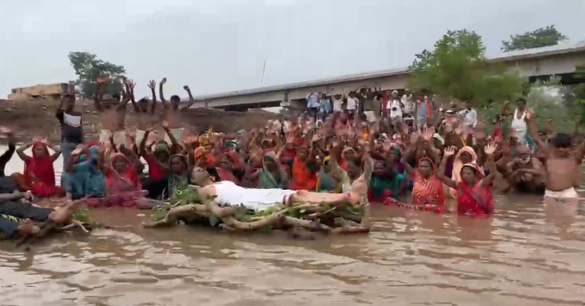 चिता आंदोलन’ का सातवां दिन: आंशिक जीत के बाद भी जल-मिट्टी सत्याग्रह और आमरण अनशन जारी, आर-पार की जंग में डटे ग्रामीण