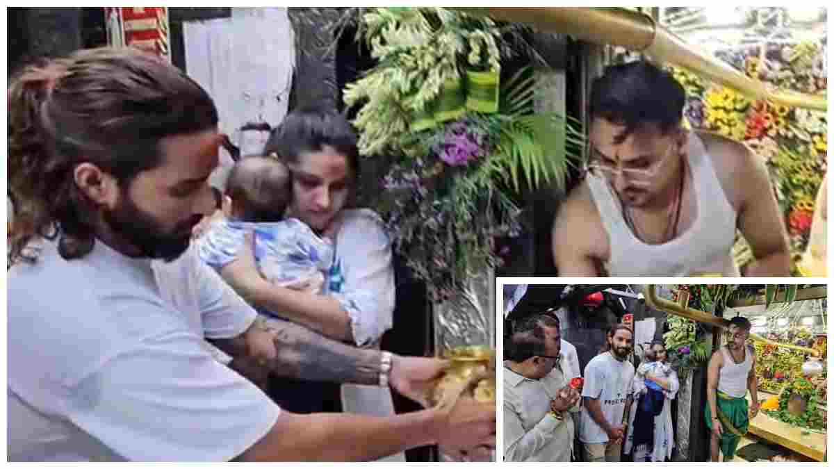 भारतीय क्रिकेटर रजत पाटीदार ने किए बाबा महाकाल के दर्शन, श्रावण माह के पहले दिन पहुंचे महाकाल मंदिर 