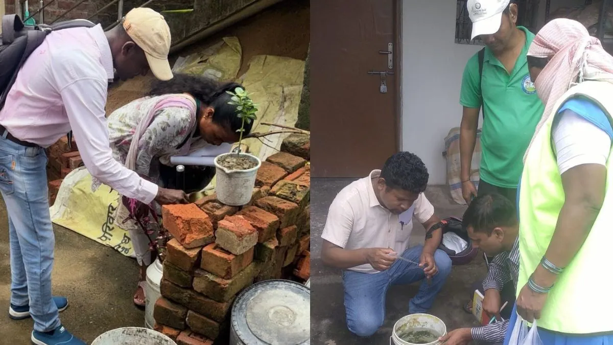 रांची में डेंगू का बढ़ता खतरा, 166 घरों की जांच में 29 मकानों में मिला एडीज मच्छर का लार्वा