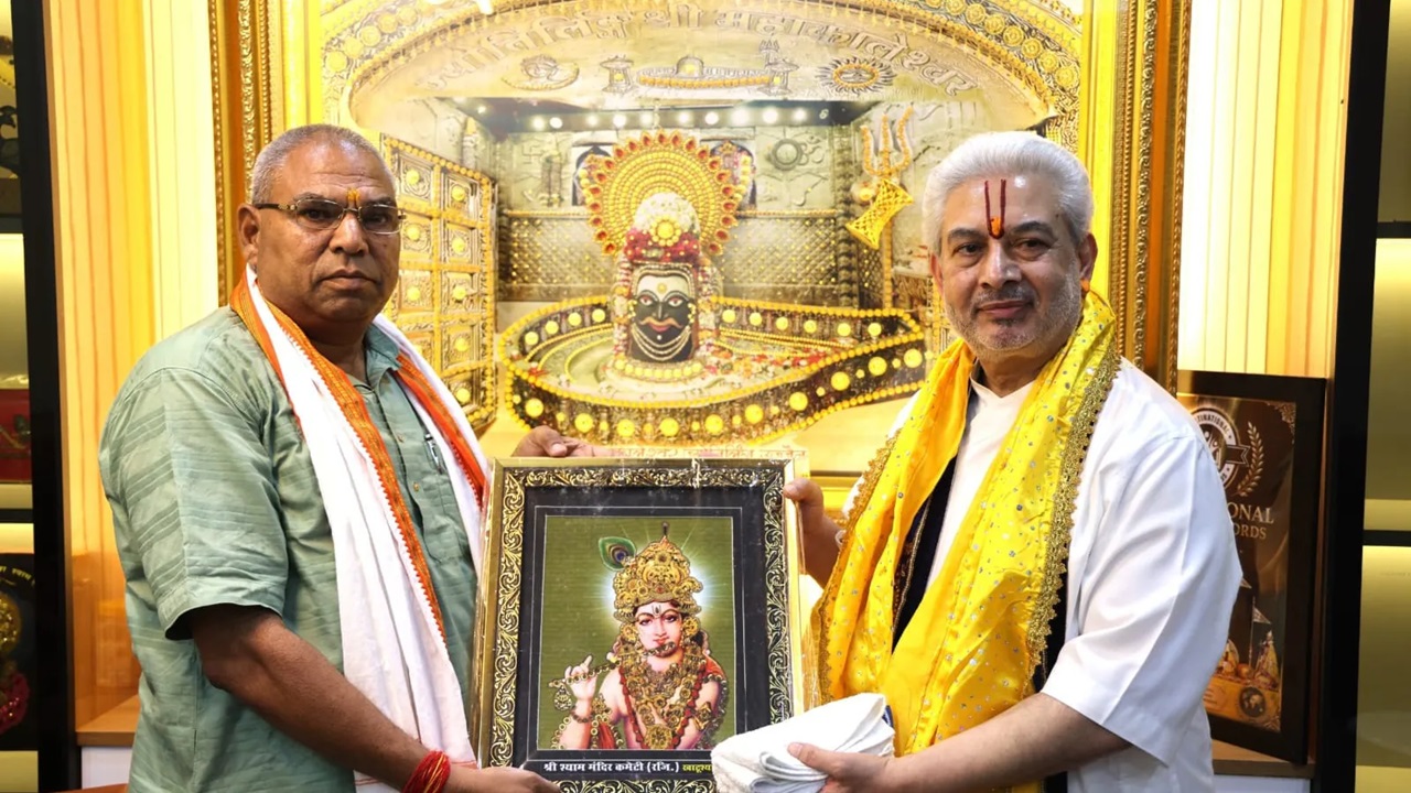 Khatu Shyam विवाद के बाद दरबार पहुंचे Kirit Bhai, बाबा श्याम से मांगी क्षमा