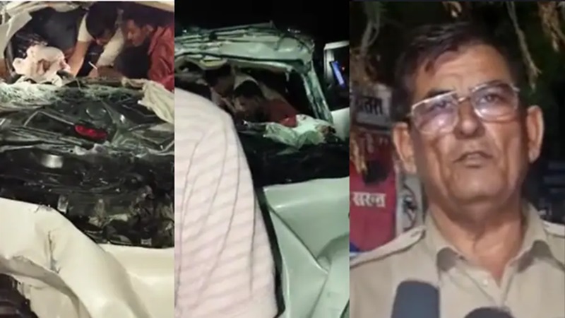 Balotra Road Accident: दर्शन कर लौट रहे श्रद्धालुओं की गाड़ी में भीषण टक्कर, 3 की मौत