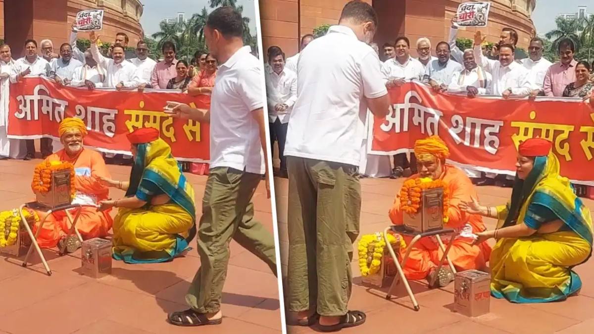 पप्पू यादव पुजारी बनें, राहुल ने चंदा दिया और फिर दान पेटी लेकर रफ्फूचक्कर हुएः राम मंदिर चढ़ावा चोरी पर संसद में विपक्ष का अनोखा ‘ड्रामा’, देखें वीडियो