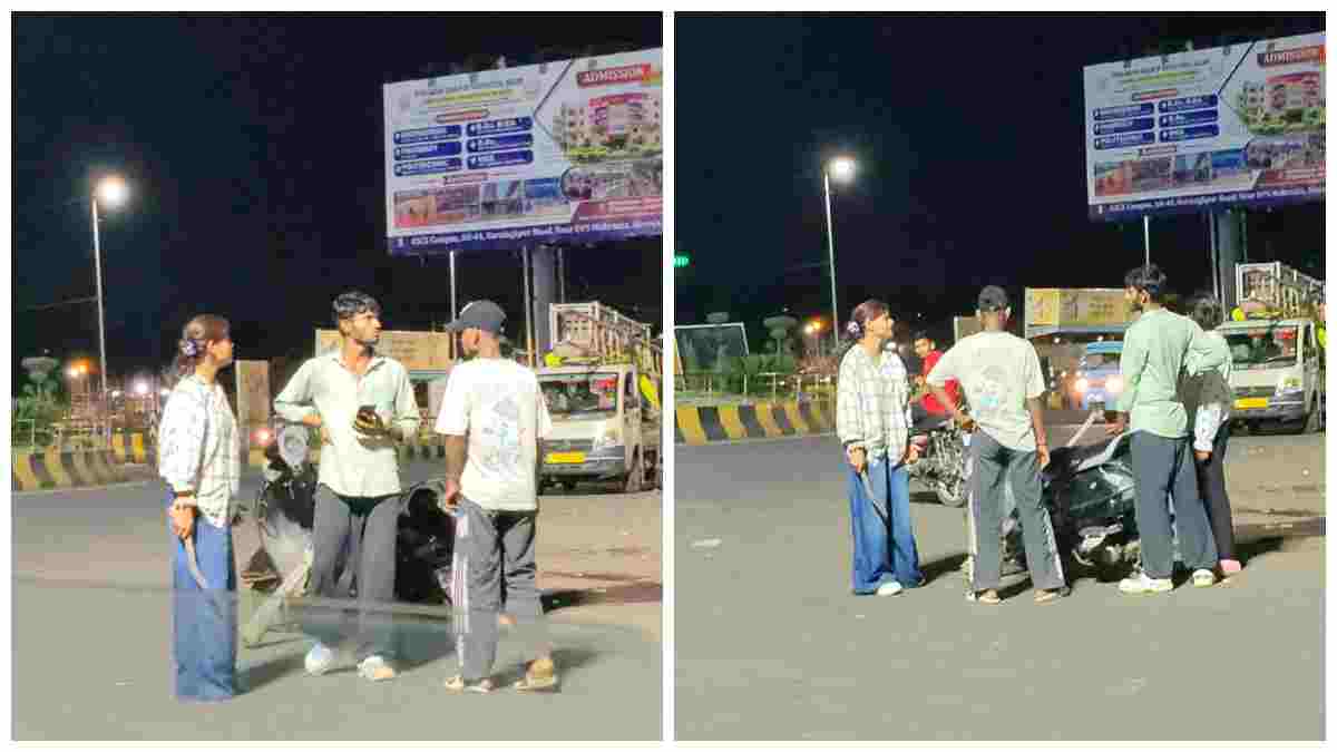 नशे में धुत युवतियों का हाईवोल्टेज ड्रामा: हाथ में धारदार हथियार लेकर फैलाई दहशत, Video वायरल 