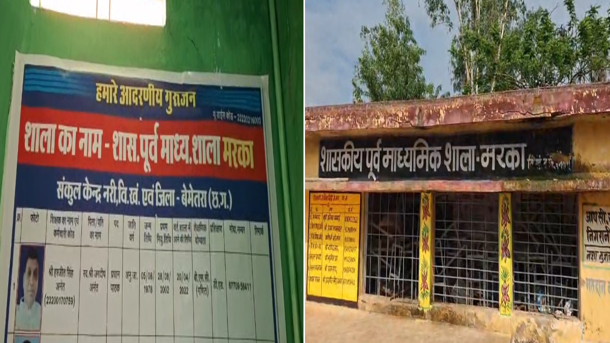 मनमौजी शिक्षक से छात्र परेशान: बिना उपस्थिति मिल रही पूरी सैलरी, आखिर किसका संरक्षण ?