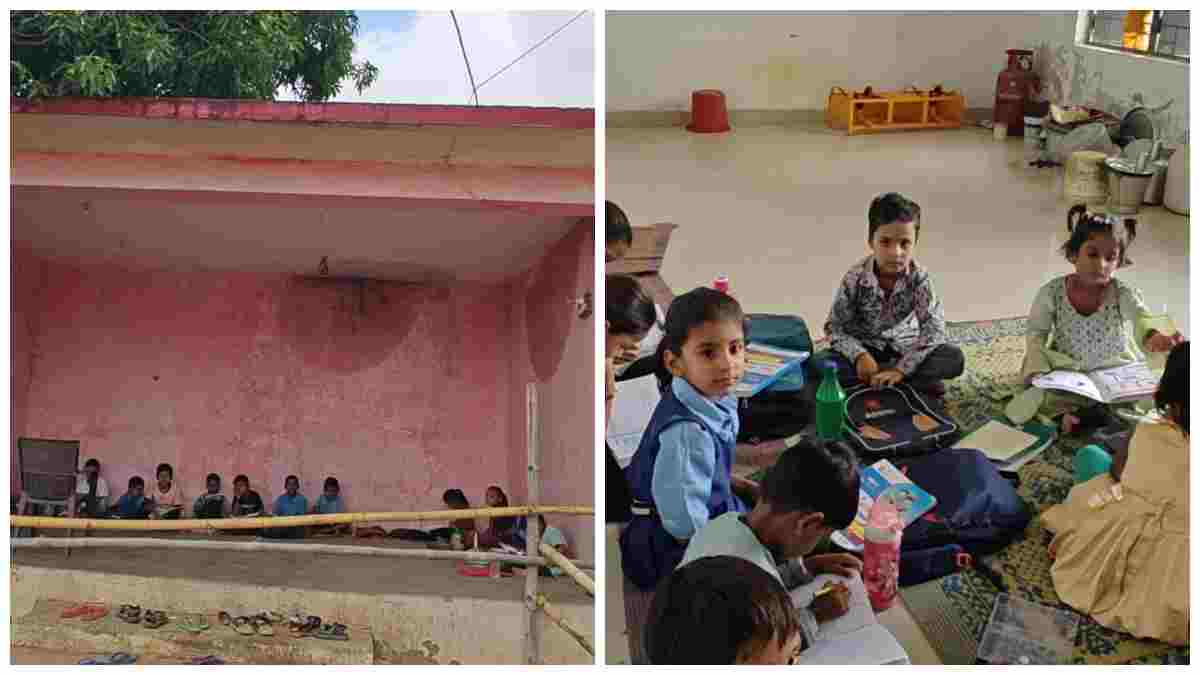 स्कूल चलें हम के दावों की खुली पोल: शहडोल में सामुदायिक भवन और रंगमंच में गैस सिलेंडर, खुले कुएं के साए में पढ़ने को मजबूर देश का भविष्य 