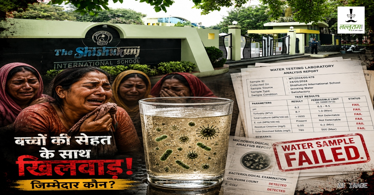 लाखों की फीस… और बच्चों को मिला ‘जहर’! पानी में भागीरथपुरा वाला कोलीफार्म बैक्टीरिया, फूड सैंपल भी फेल, किचन सील