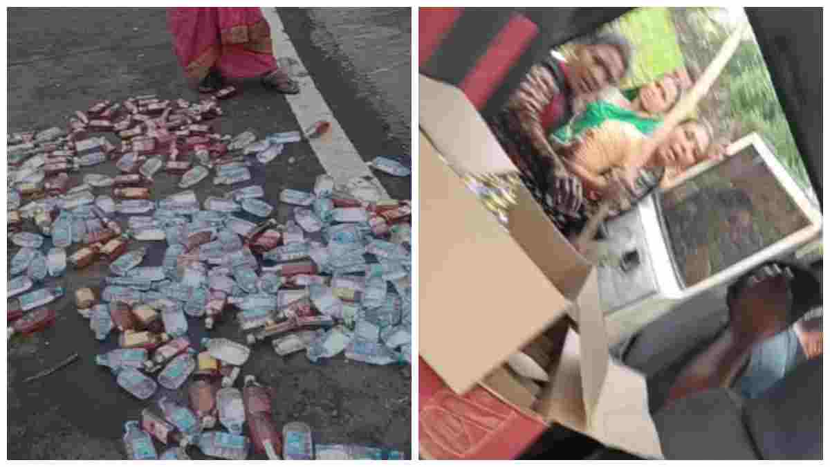 महिलाओं ने दिखाया साहस: अवैध शराब से भरी बोलेरो रोकी, प्रशासन की नाकामी उजागर
