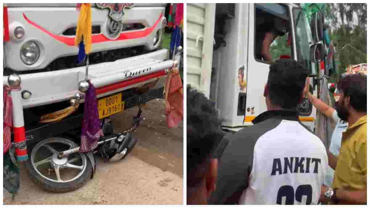 तेज रफ्तार का कहर: नो-एंट्री में घुसे बेलगाम ट्रक ने दो युवकों को रौंदा, मौके पर ही दर्दनाक मौत