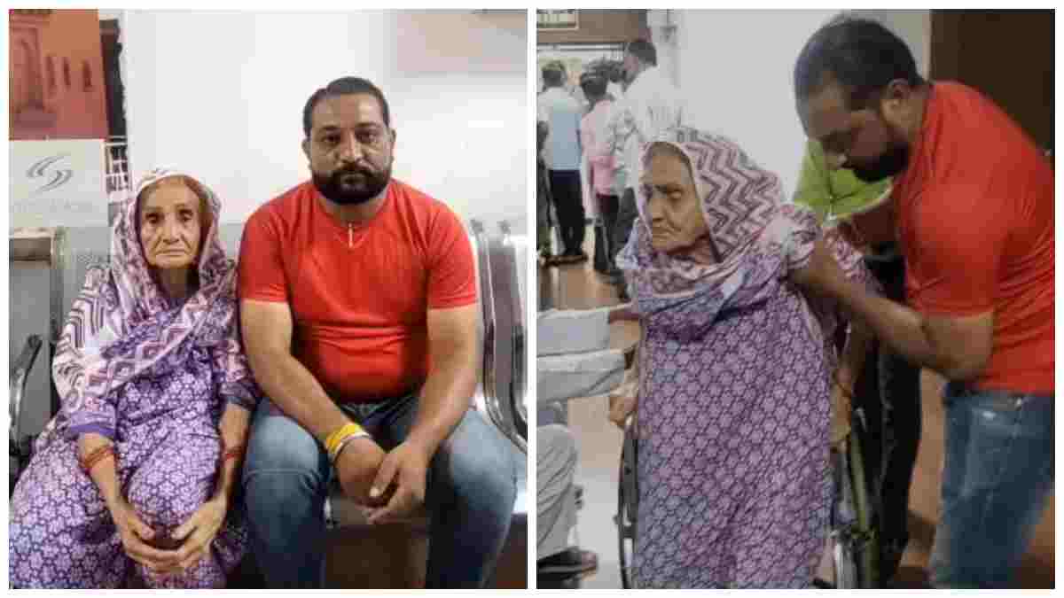 कलयुगी बेटों की बेरुखी: 15 एकड़ जमीन बांटने के बाद 95 वर्षीय बुजुर्ग मां को किया लावारिस, व्हीलचेयर पर जनसुनवाई में पहुंची वक्ता बाई