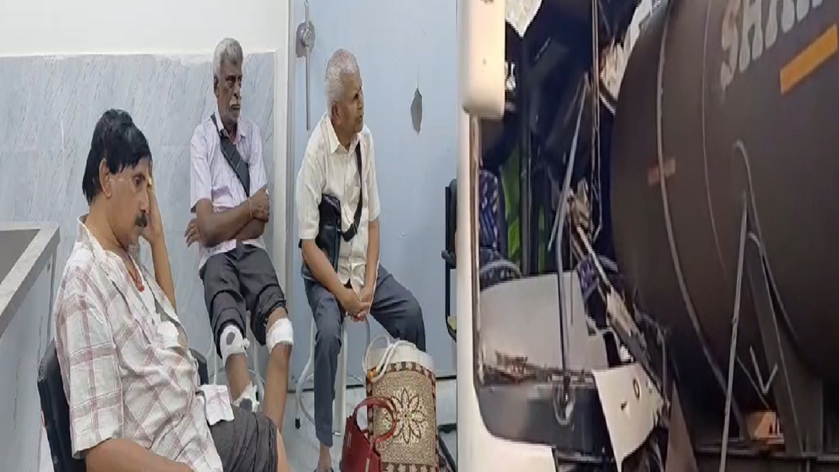बिहार में बड़ा सड़क हादसा: NH-19 पर टूरिस्ट बस और टैंकर की टक्कर, तमिलनाडु के 23 यात्री घायल