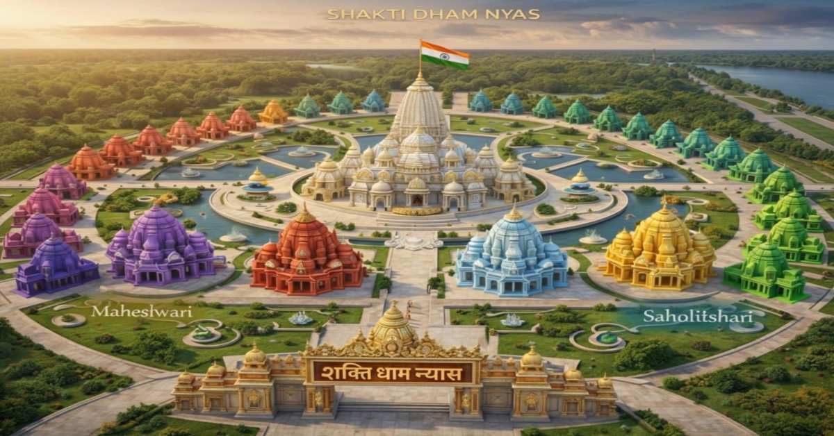 नर्मदा तट पर आकार लेगा शक्तिधाम: एक ही परिसर में होंगे 51 शक्तिपीठों के दर्शन, भैय्याजी जोशी ने बताया राष्ट्र निर्माण का केंद्र