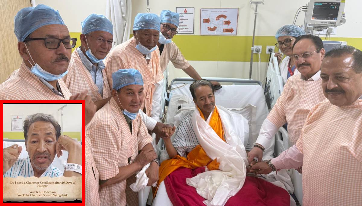 सोनम वांगचुक पर सरकार से डील करने के आरोप लगे, अनशन तोड़ने पर उठे सवाल तो भड़के, वीडियो संदेश जारी कर विरोधियों को दिया जवाब