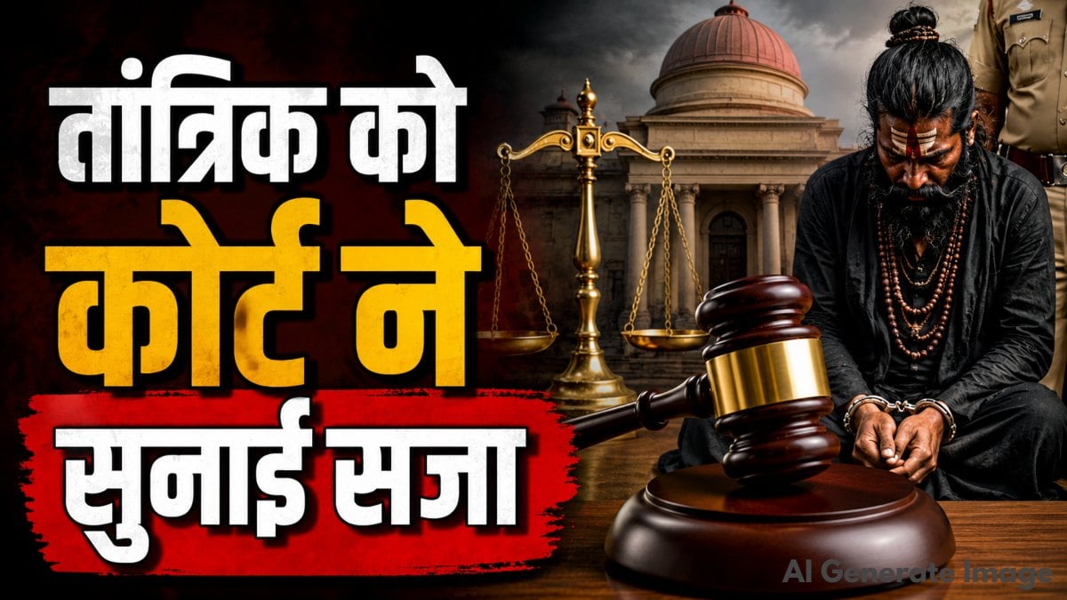 तांत्रिक ने छात्रा पर बताया भूत-प्रेत का साया: पूजा-पाठ के नाम पर ऐंठे पैसे, कोर्ट ने सुनाई 3 साल के कारावास की सजा
