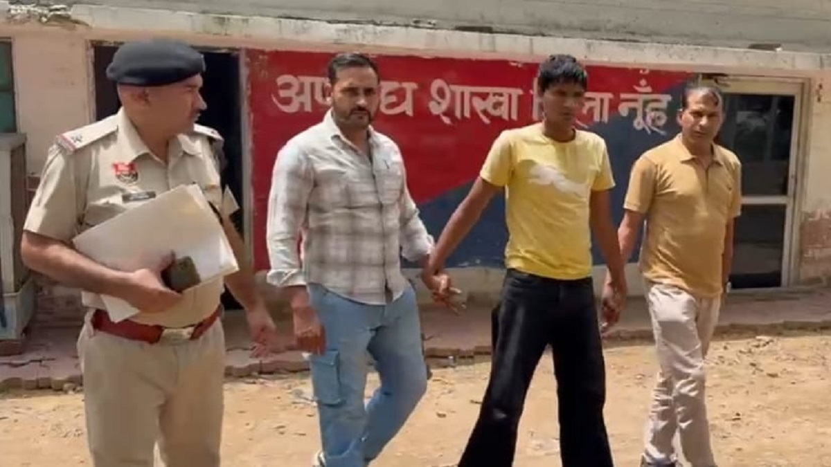 नूंह में साइबर ठगी करने वाला शातिर आरोपी गिरफ्तार, फर्जी मैसेज भेजकर लगाता था चूना