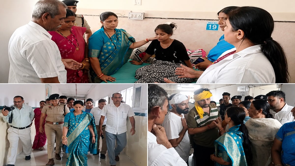 अस्पताल में हंगामा: निरीक्षण के दौरान महिला आयोग की उपाध्यक्ष के सामने रोने लगी घायल युवती, डॉक्टरों पर लगाए गंभीर आरोप