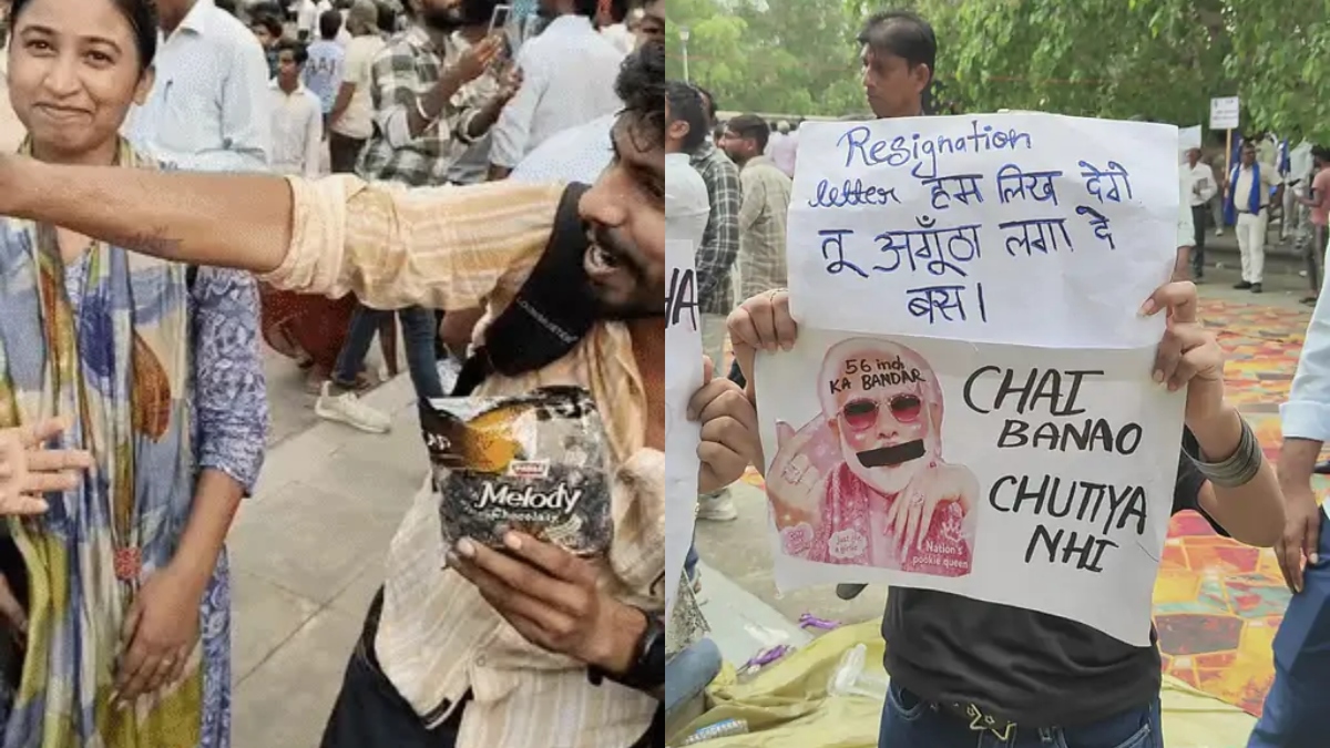 ‘घर जाकर दावत होगी…’ धर्मेंद्र प्रधान के इस्तीफे की खबर मिलते ही इको गार्डन में जश्न, टॉफियां बांटी और फाड़ दिए पोस्टर