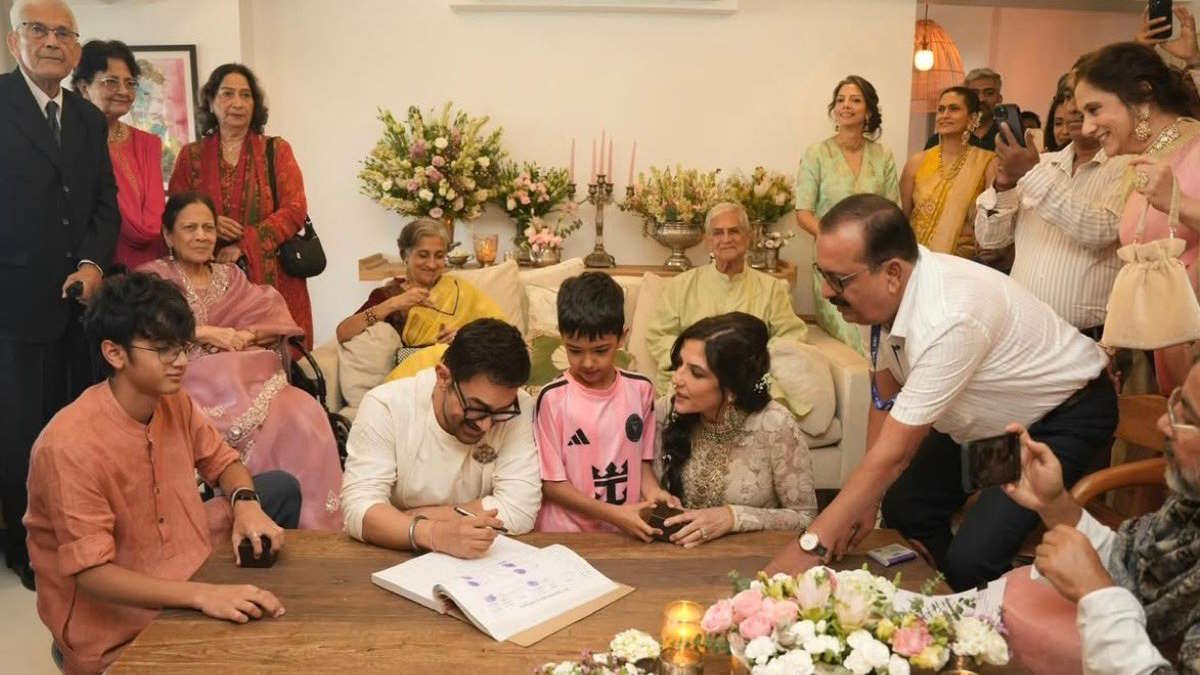 आमिर खान ने गौरी स्प्रैट से की शादी, सादे समारोह में परिवार के साथ विशेष अतिथि रहे मौजूद…
