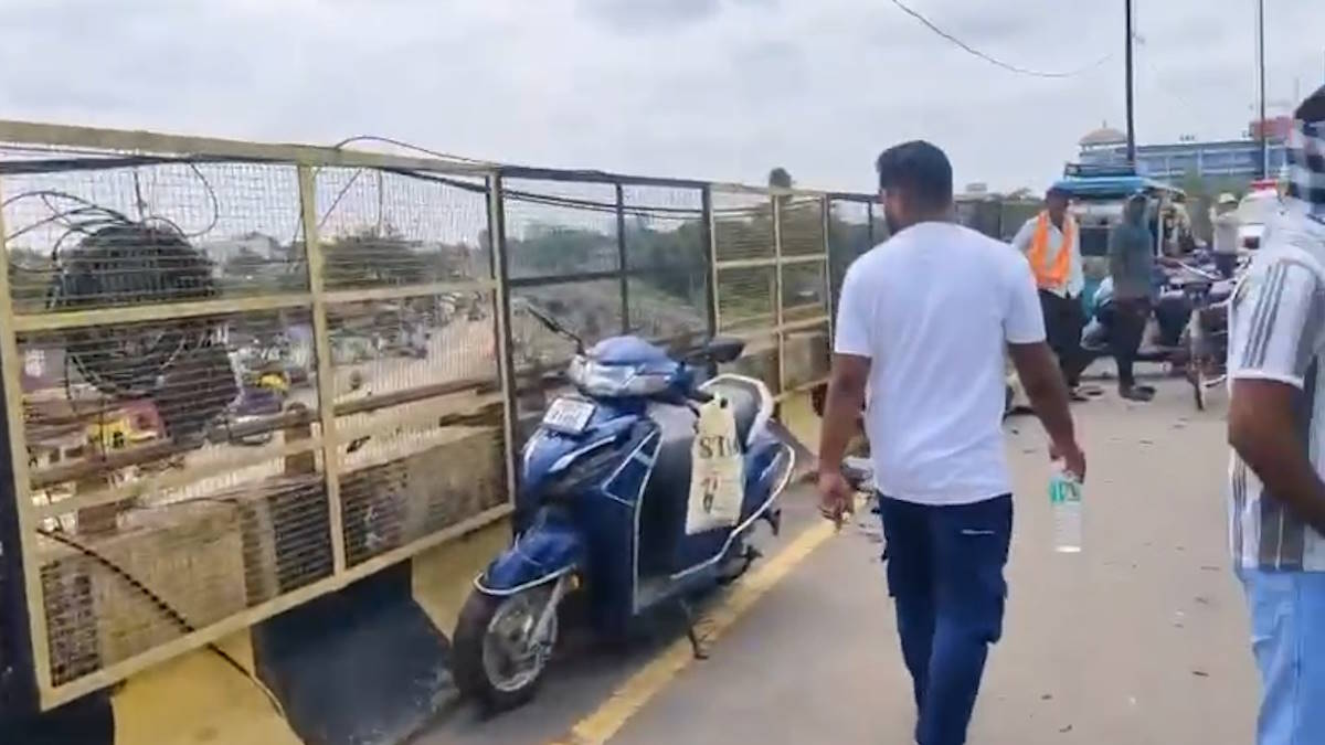BREAKING : राजधानी में तेज रफ्तार कार ने आधा दर्जन गाड़ियों को मारी ठोकर, महिला चालक मौके से हुई फरार