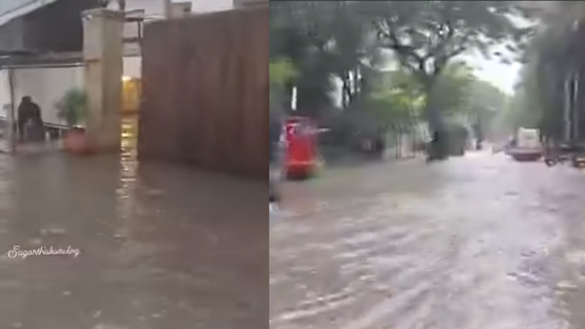 मुंबई में भारी बारिश से बिग बी का बंगला ‘जलसा’ प्रभावित, बाहर पानी भरने का वीडियो वायरल…