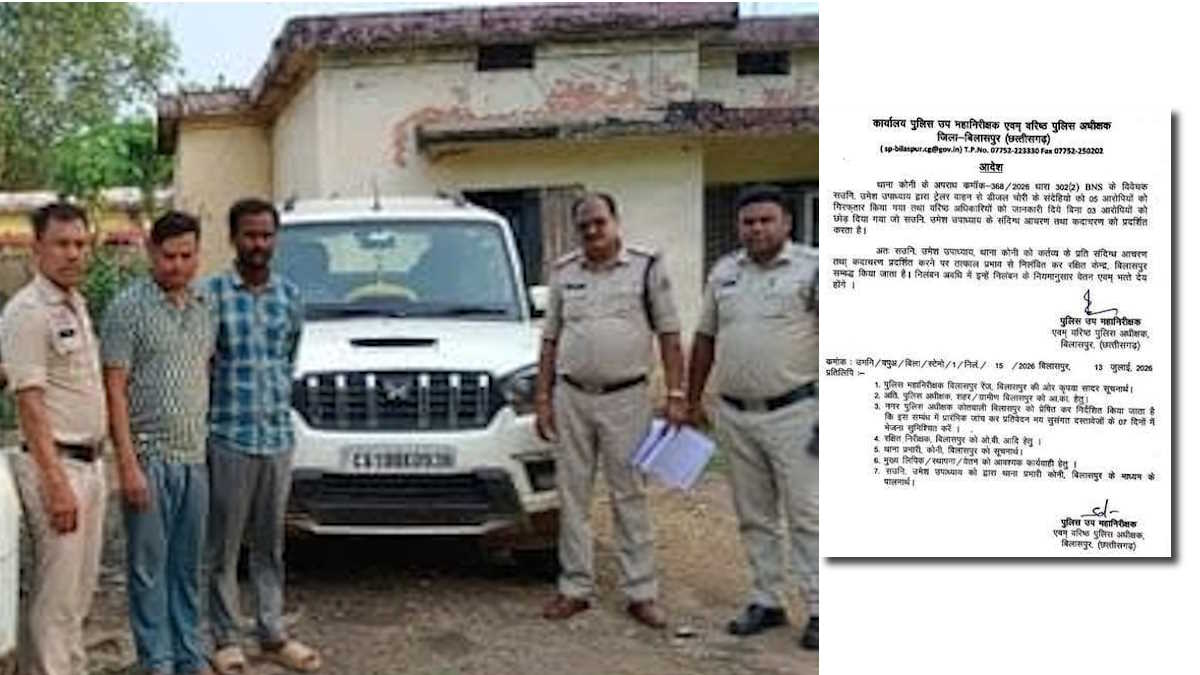 BREAKING: डीजल चोरी के आरोपी को छोड़ने पर ASI उमेश उपाध्याय सस्पेंड, SSP ने जारी किया आदेश…