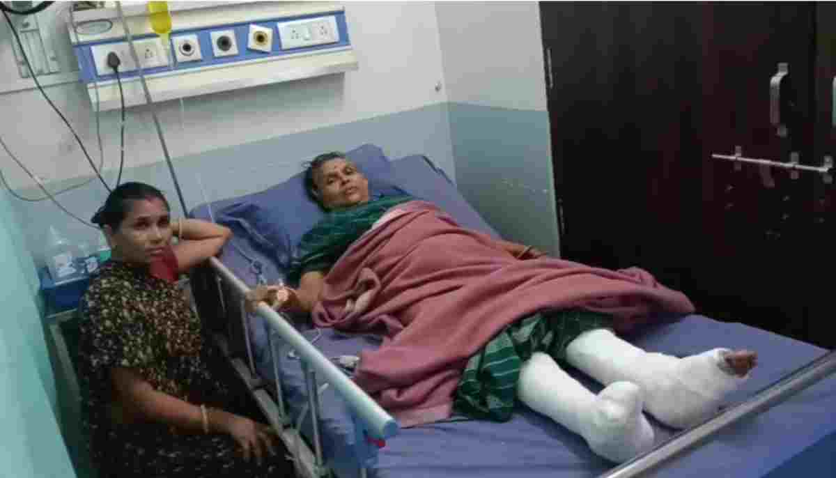 घरेलू विवाद में हैवान बना पति: रात में सो रही पत्नी का कुल्हाड़ी से काटा पैर, बचाने आया बेटा भी घायल