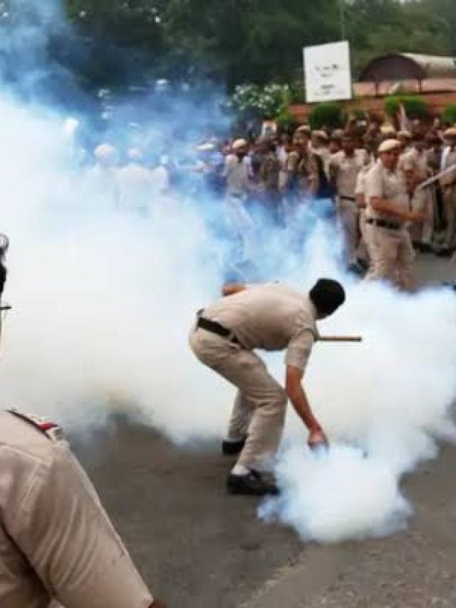 CJP Protest: आंसू गैस का इस्तेमाल सबसे पहले कहां हुआ था?