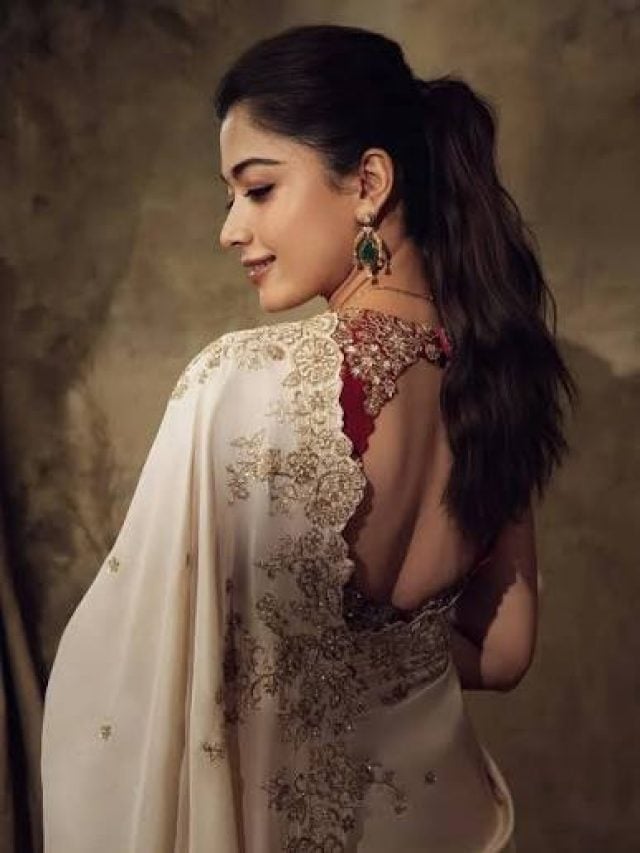Rashmika Saree Look: 1.68 लाख की साड़ी में रश्मिका का शाही अंदाज…