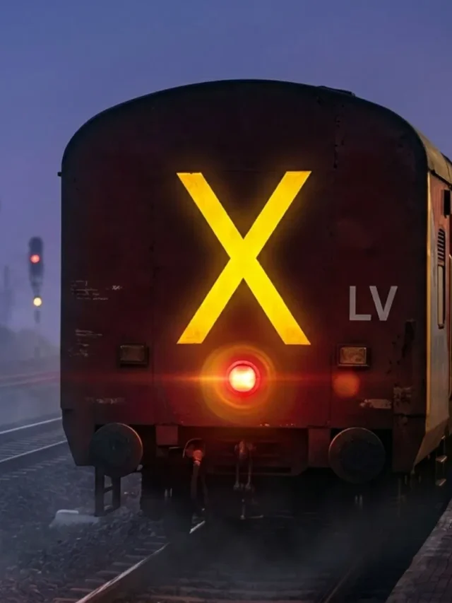 ट्रेन के आखिरी डिब्बे पर ‘X’ क्यों लिखा होता है? जानिए