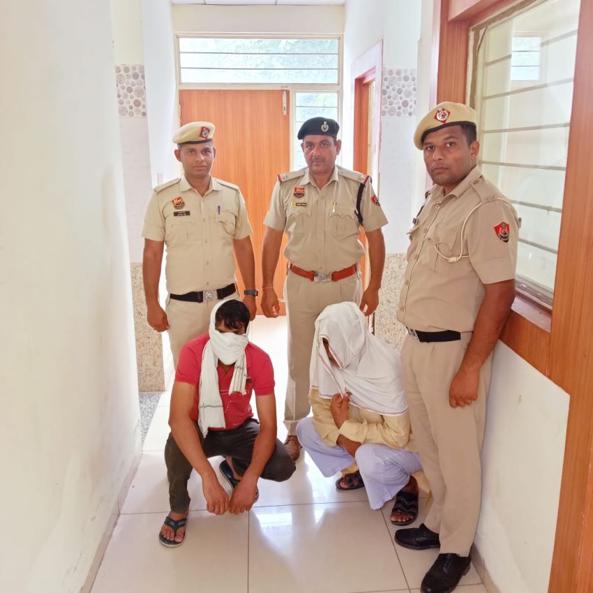 चरखी दादरी: जमीनी विवाद में कुल्हाड़ी-जेली से हमला करने वाले दो मुख्य आरोपी गिरफ्तार