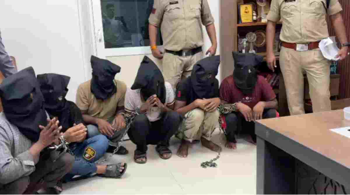 किन्नर के भेष में करते थे डकैती, 6 बदमाश गिरफ्तार, लूट का सोना, हथियार समेत दो कारें बरामद