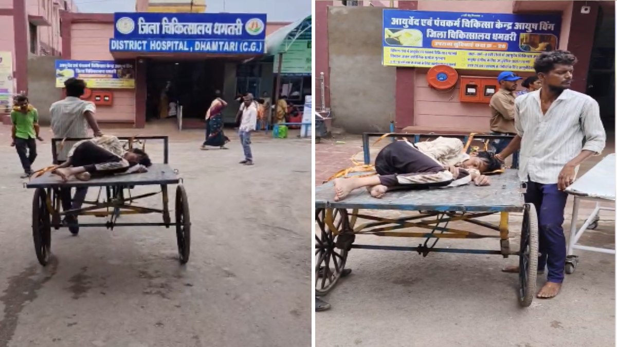 दोस्ती की अनूठी मिसाल: शराब दुकान के पास बेसुध पड़ा था दोस्त, युवक ने ठेले पर लादकर पहुंचाया अस्पताल