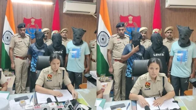 फतेहाबाद में पुलिस की बड़ी कार्रवाई, हत्या का इनामी बदमाश और शराब ठेका लूटकांड के 3 आरोपी गिरफ्तार