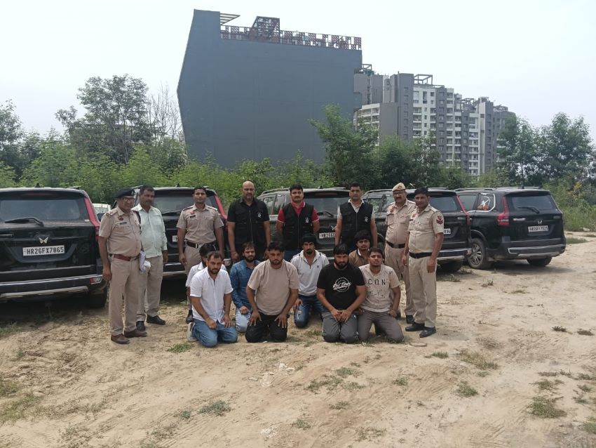 गुरुग्राम में 20 गाड़ियों के काफिले से धमकी का मामला निकला झूठा, 8 पर निवारक कार्रवाई, 5 स्कॉर्पियो जब्त