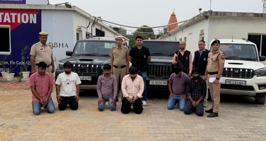 गुरुग्राम में गाड़ियों के काफिले से दहशत फैलाने के मामले में पुलिस का एक्शन, 14 पर कार्रवाई और 8 गाड़ियां जब्त