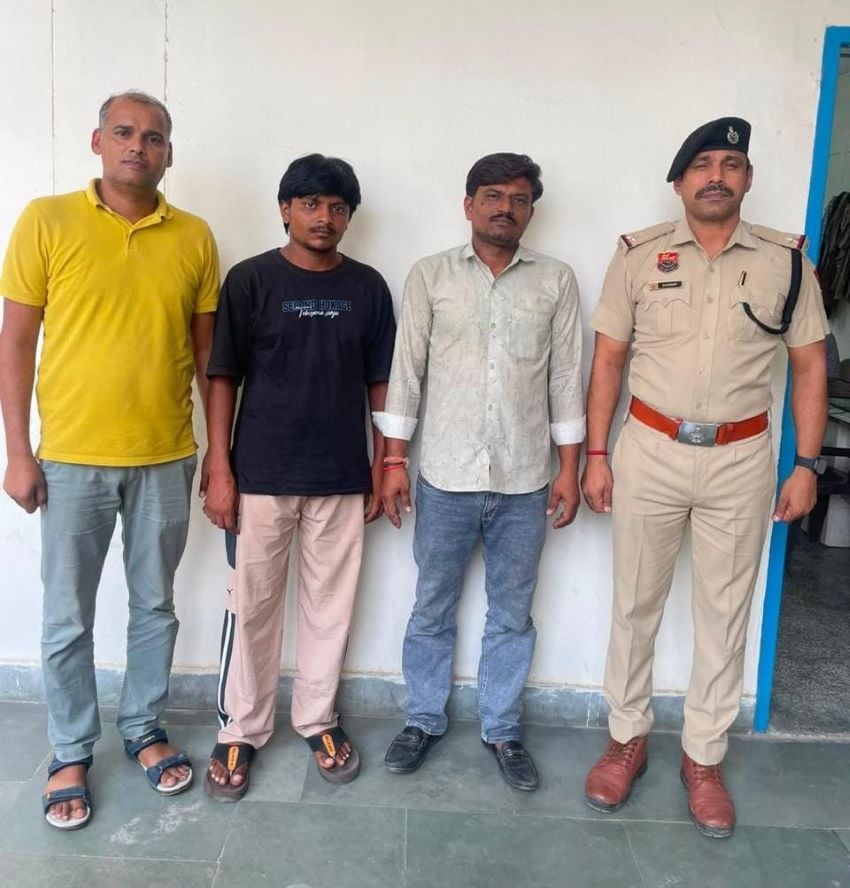 गुरुग्राम में 5.37 लाख की साइबर ठगी का खुलासा, गुजरात से दो आरोपी गिरफ्तार