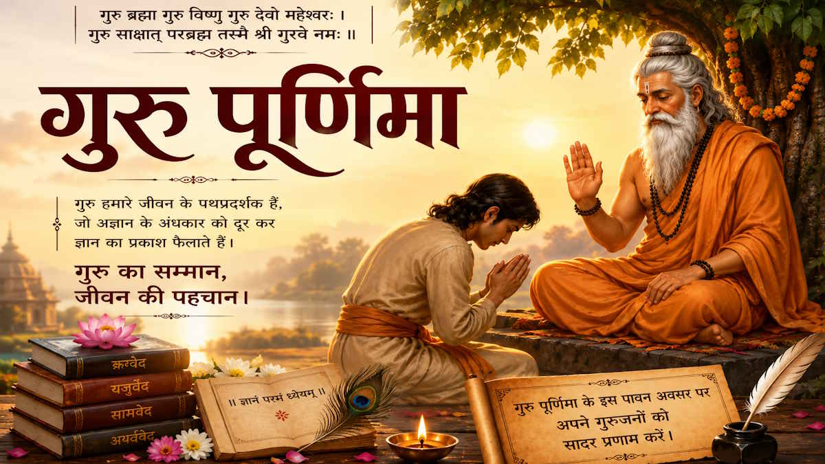 गुरु पूर्णिमा 2026: गुरु पूर्णिमा के दिन इन पांच लोगों का आशीर्वाद जरूर लेना चाहिए…