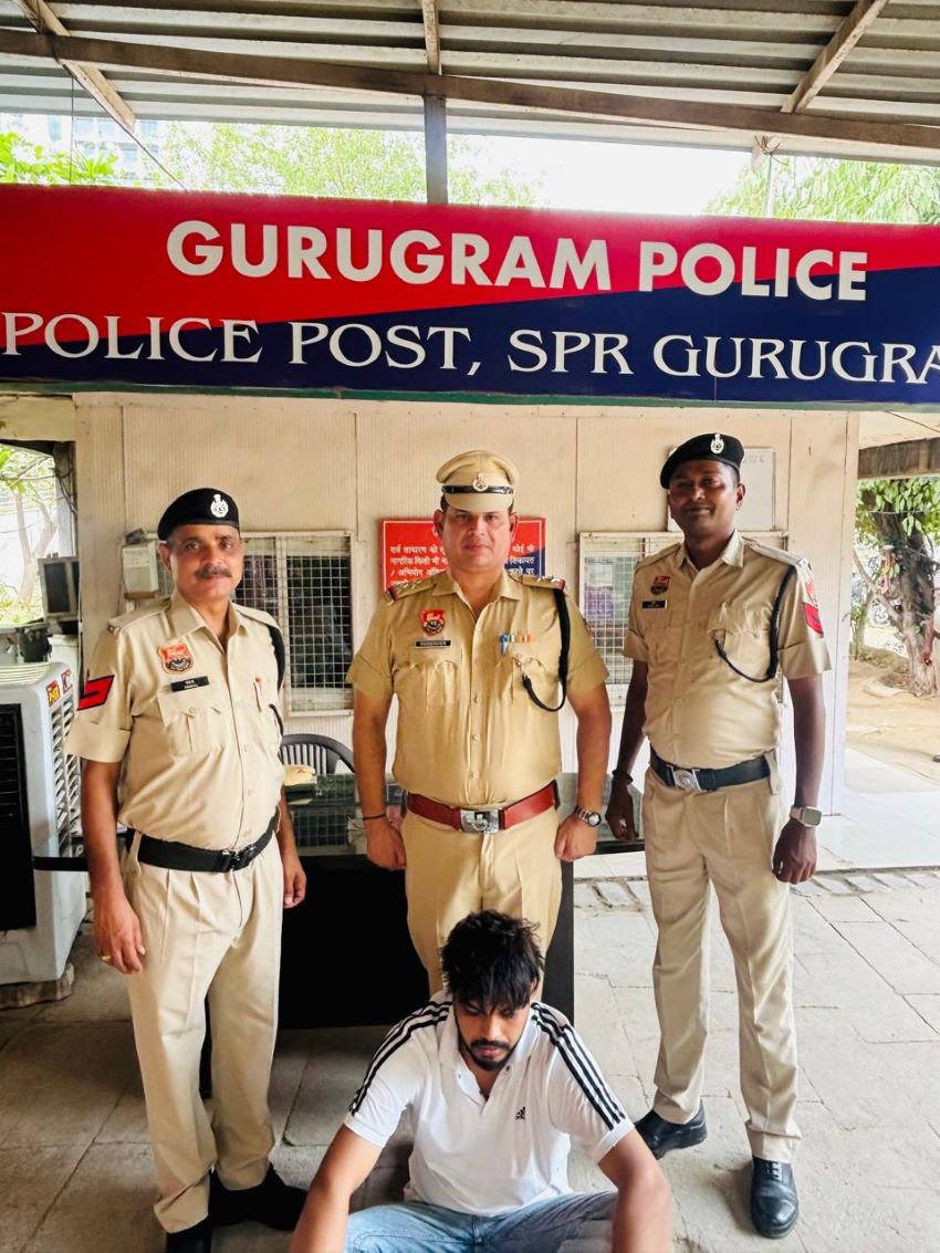 गुरुग्राम में सड़क हादसे के बाद फरार बलेनो कार चालक गिरफ्तार, पुलिस ने वाहन भी किया जब्त