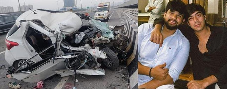 द्वारका एक्सप्रेसवे पर दर्दनाक हादसा : फुटबॉल मैच देखकर लौट रहे दो युवकों की मौत,फरार चालक की तलाश जारी