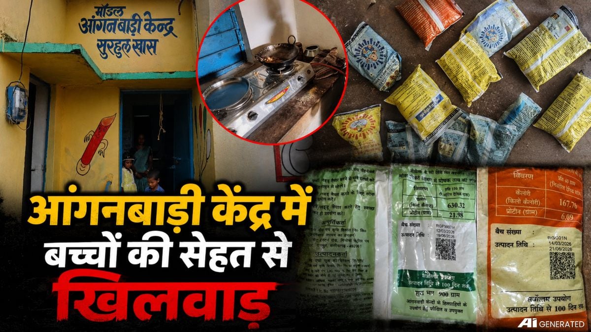 बच्चों की सेहत से खिलवाड़: आंगनबाड़ी केंद्र में मासूमों को खिलाया गया एक्सपायरी रेडी-टू-ईट फूड, मॉनिटरिंग पर उठे सवाल
