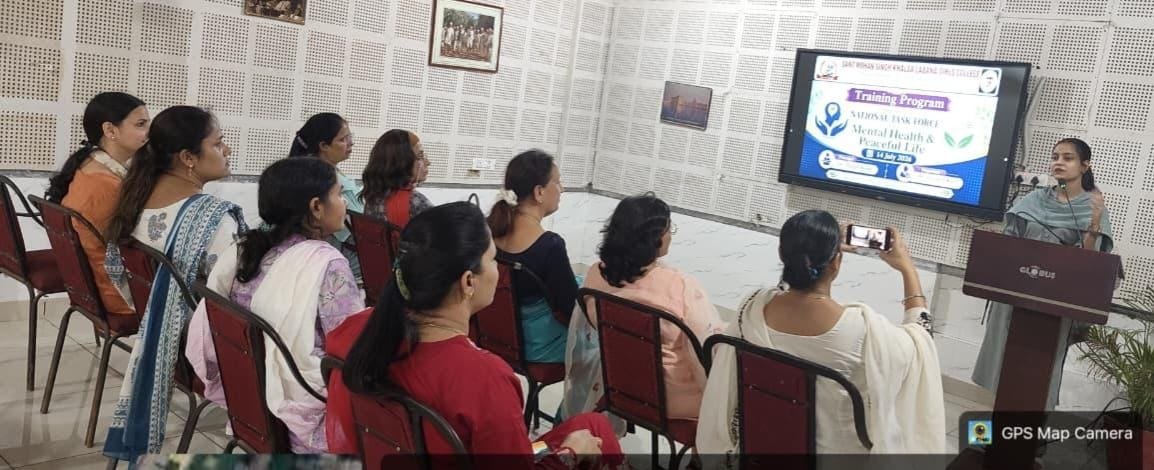 बराड़ा कॉलेज में मानसिक स्वास्थ्य पर प्रशिक्षण, खुशबू राय ने बताए तनाव कम करने के आसान और प्रभावी उपाय