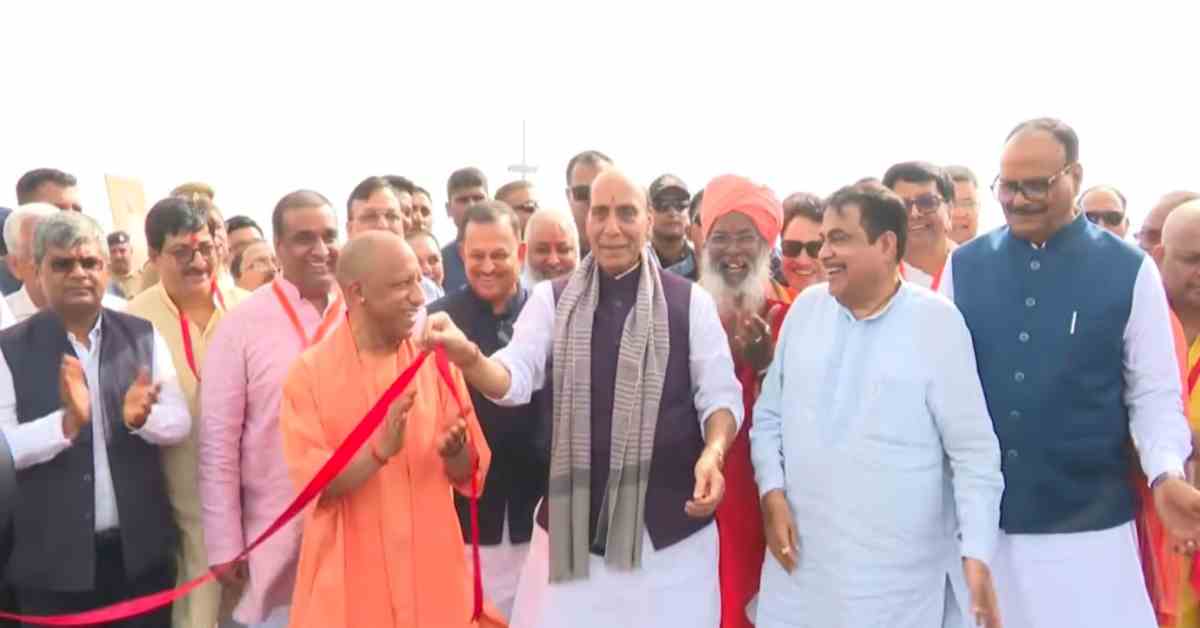 लखनऊ को मिली 4,850 करोड़ से अधिक की सड़क परियोजनाओं की सौगात, गडकरी-राजनाथ ने किया लोकार्पण व शिलान्यास