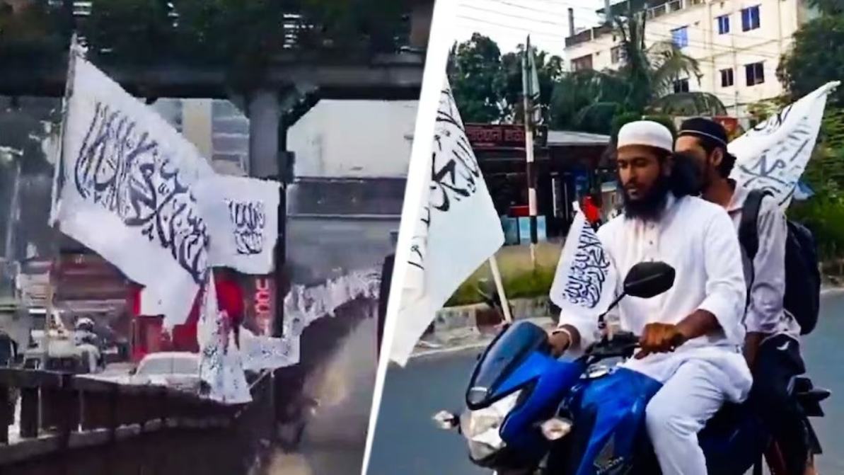 बांग्लादेश में हर तरफ ‘कलमा’ लिखे झंडे दिखाई दिए, भारत के लिए नई टेंशन?