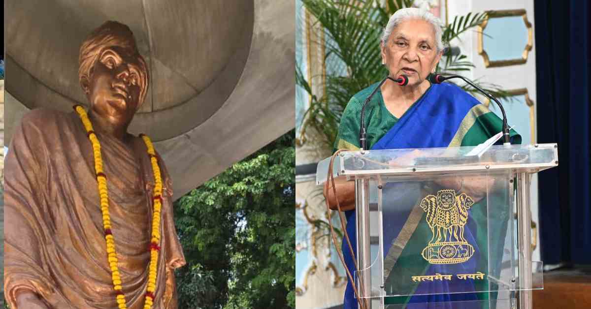 महापुरुषों के विचारों को जीवन में उतारना ही सच्ची श्रद्धांजलि : राज्यपाल आनंदीबेन पटेल