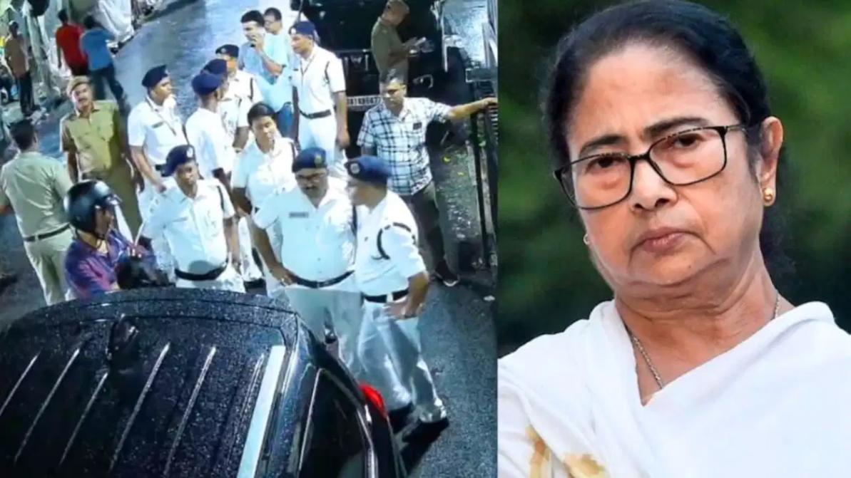 बंगाल में सुपर इमरजेंसी! ममता बनर्जी के घर के बाहर पुलिस तैनाती से भड़की TMC, ममता ने कहा कि मुझे हाउस अरेस्ट किया गया. 