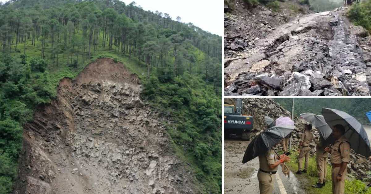 गंगोत्री और यमुनोत्री हाईवे पर भूस्खलन, बारिश से यातायात संपर्क प्रभावित, यमुना और भागिरथी का जलस्तर भी बढ़ा