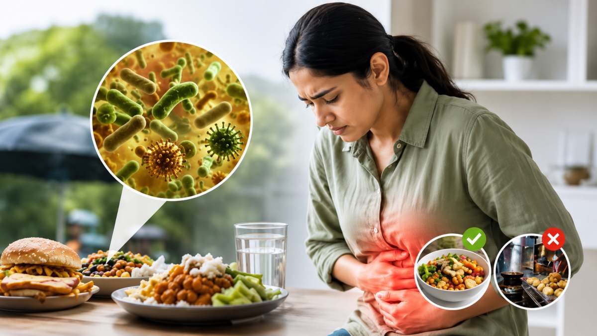 मानसून में आपको भी हो रहा है पेट दर्द, तो ये हो सकती है फूड पॉइजनिंग!